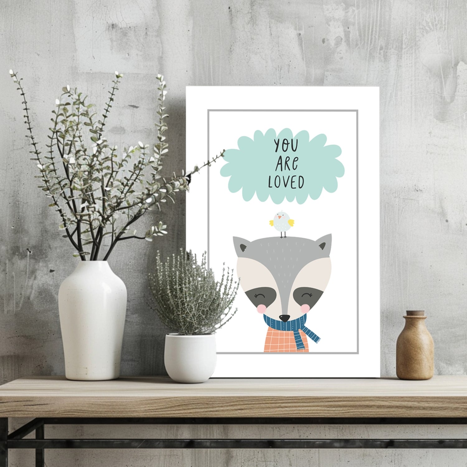 You Are Loved Aluminum Print