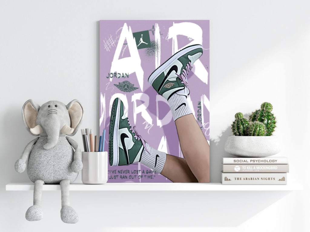 Air Aluminum Print