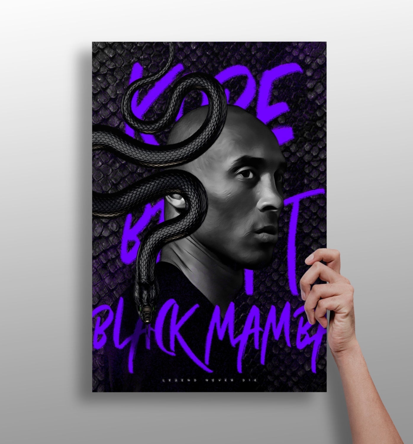 Kobe Bryant Aluminum Print