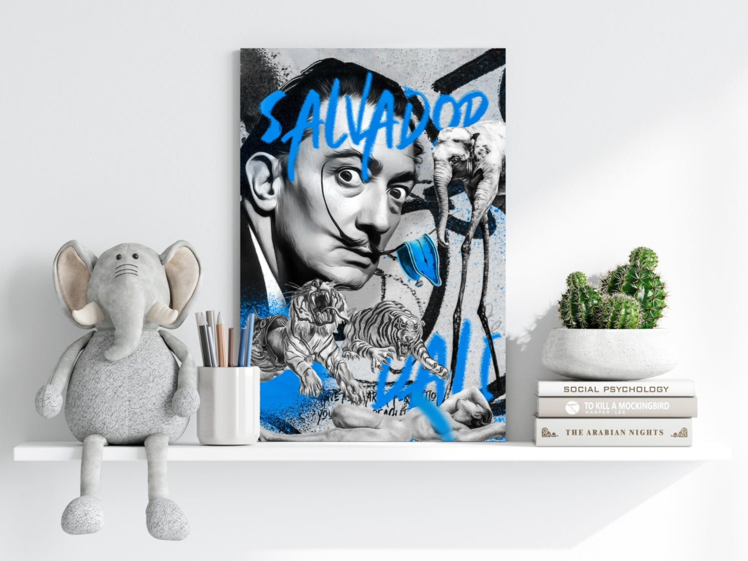 Salvador Dali Aluminum Print