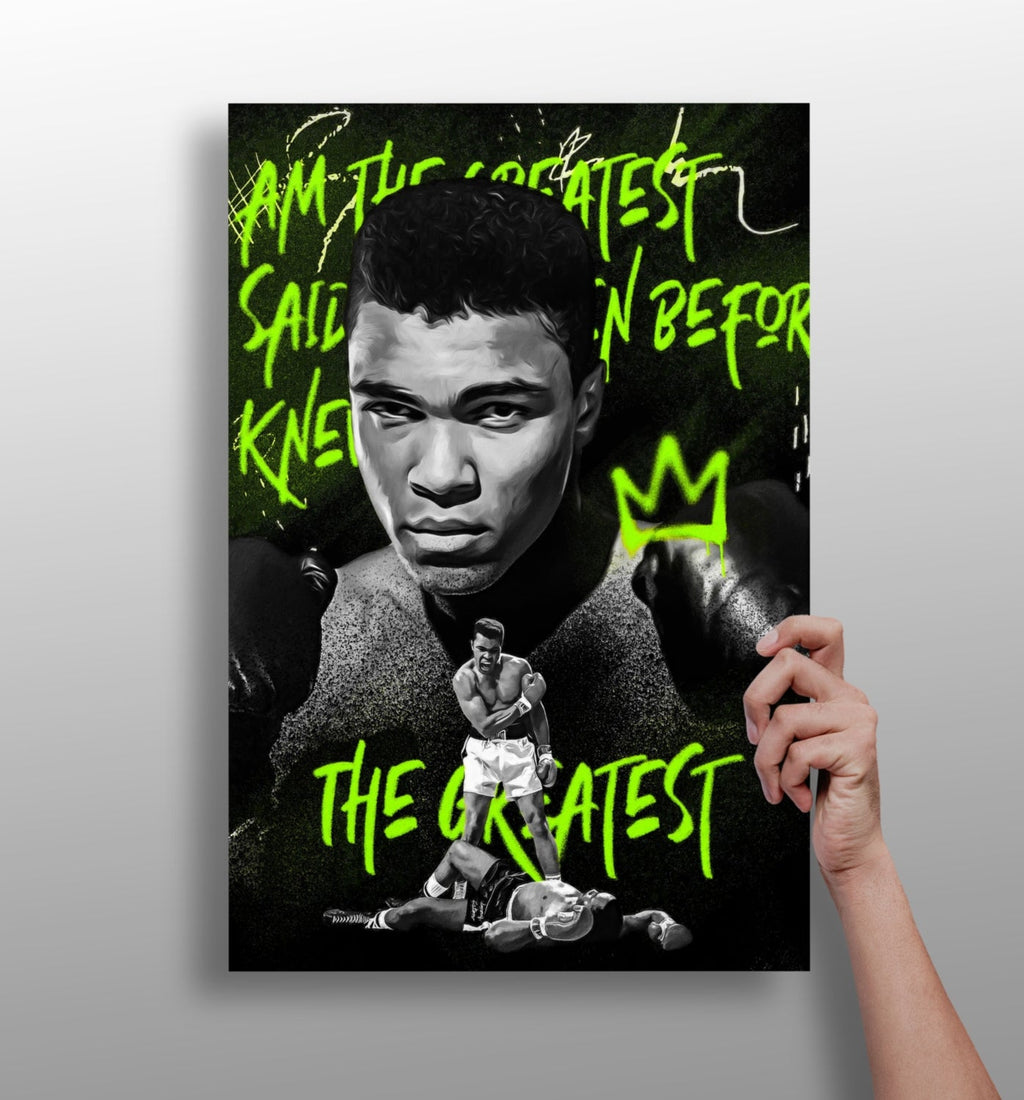 Muhammad Ali Aluminum Print