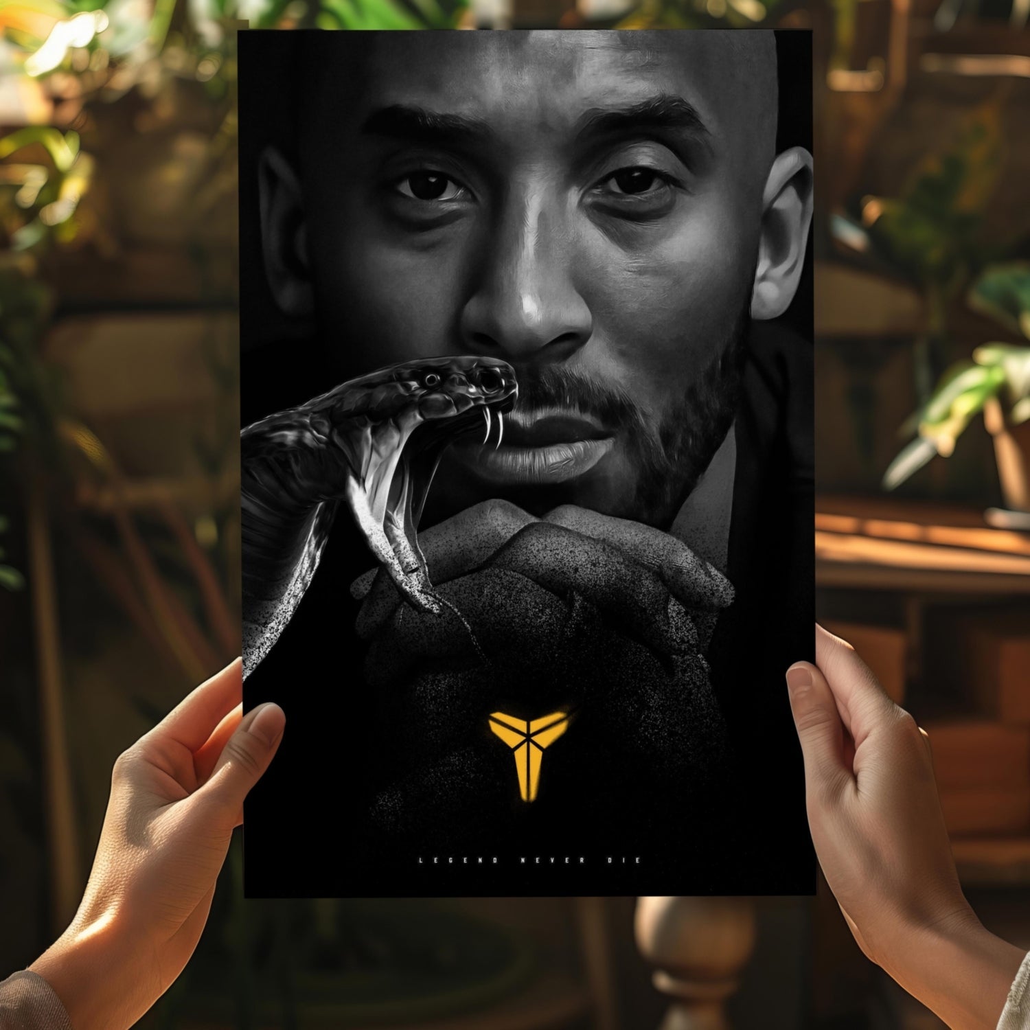 Kobe Bryant Aluminum Print