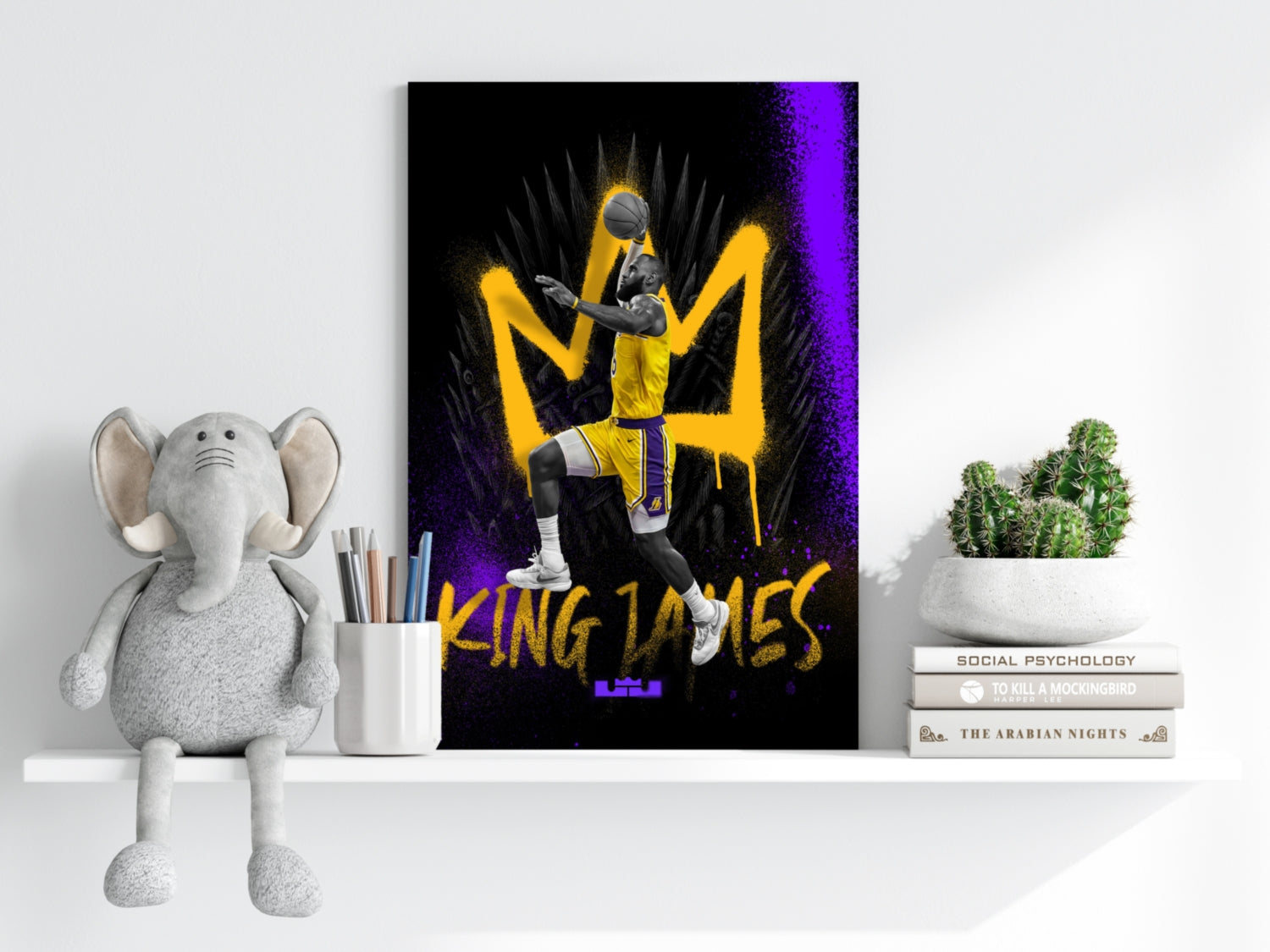 King James Aluminum Print