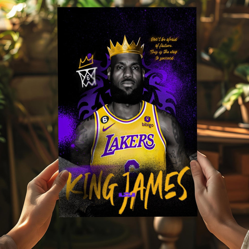 King James Aluminum Print
