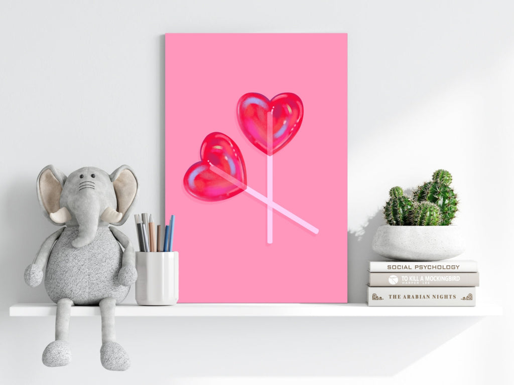 Lollipops Aluminum Print