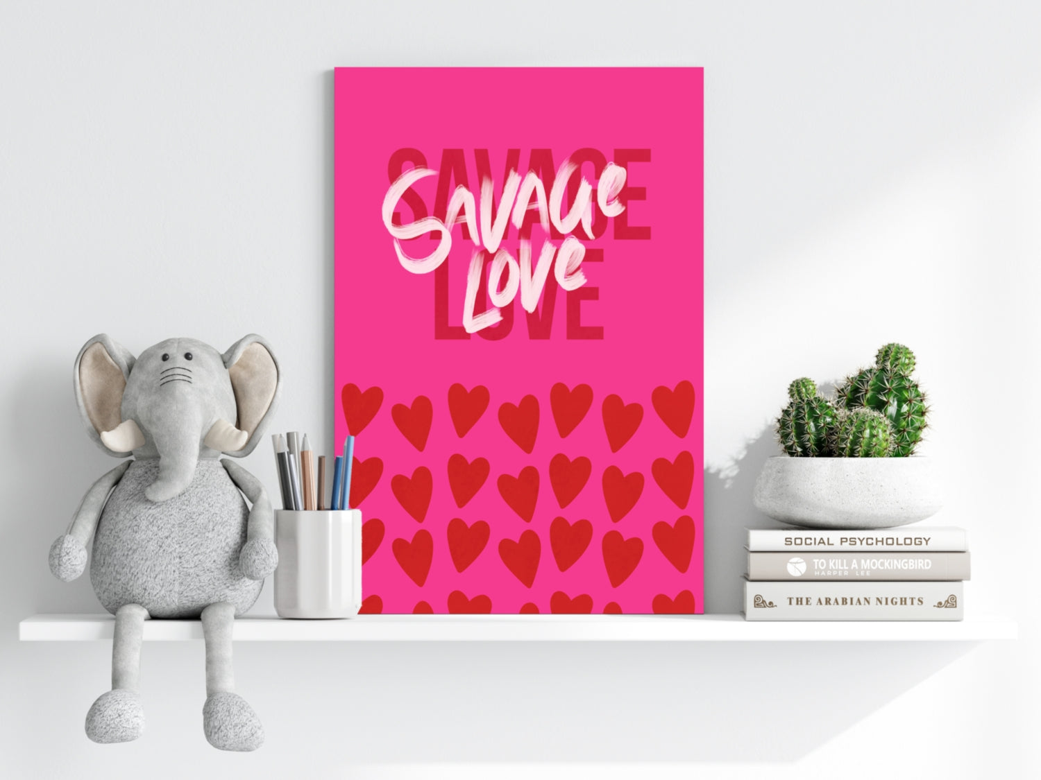 Savage Love Aluminum Print