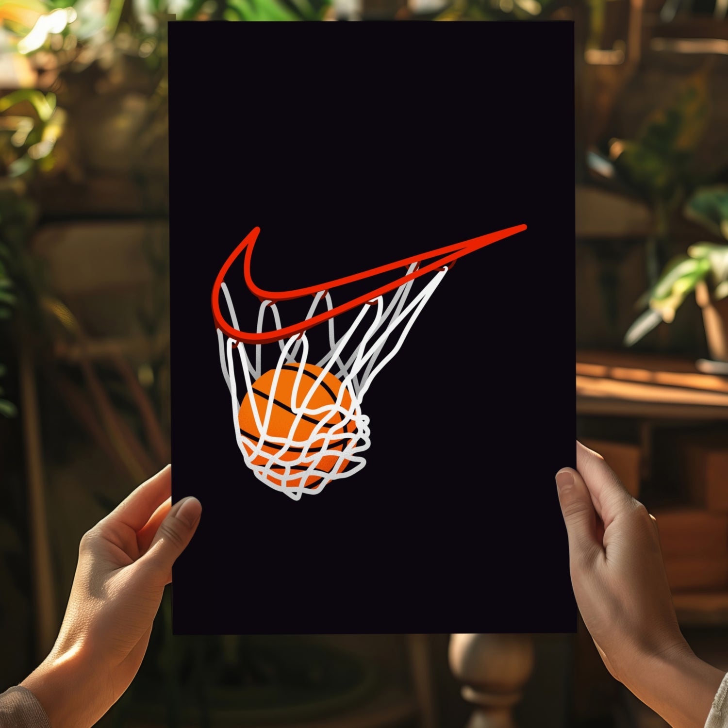 Basketball Aluminum Print