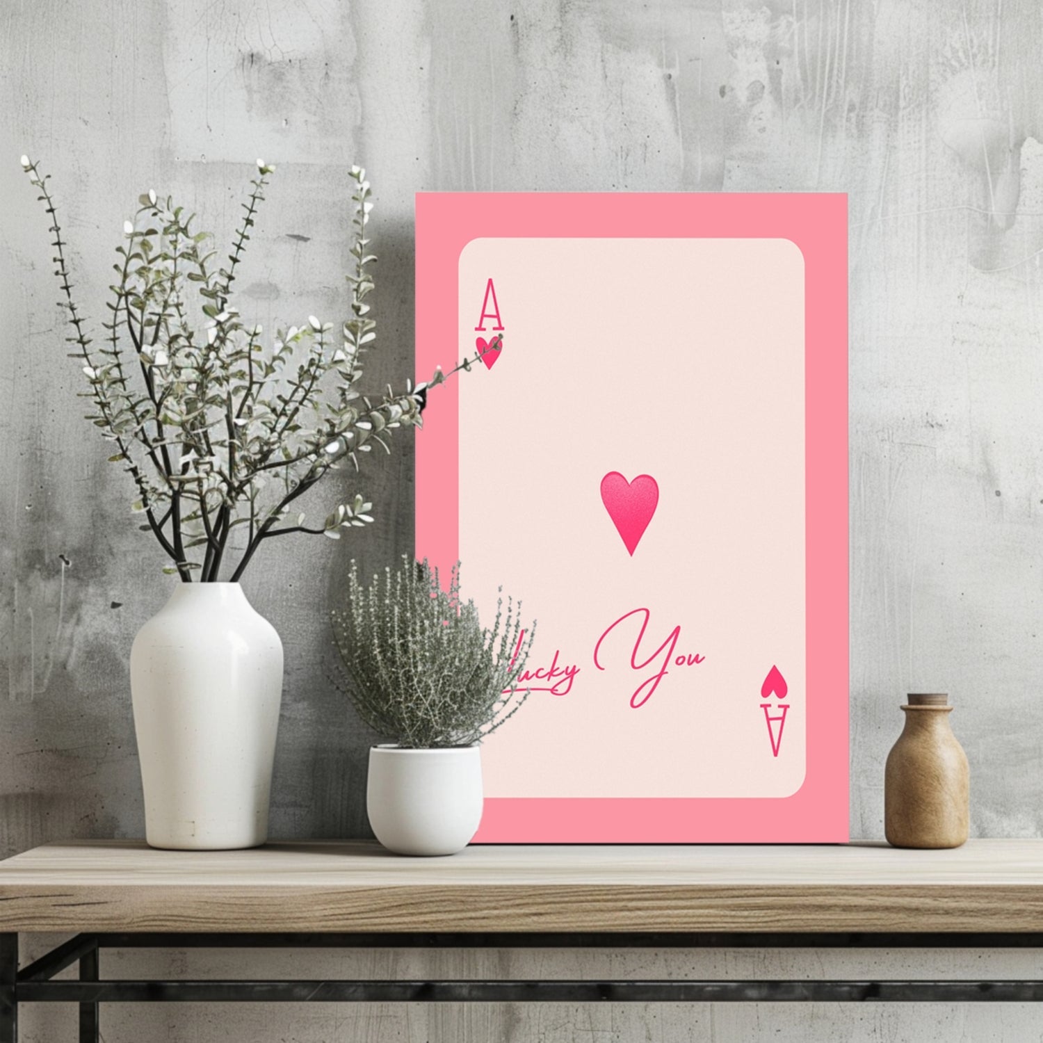Ace Lucky You Aluminum Print
