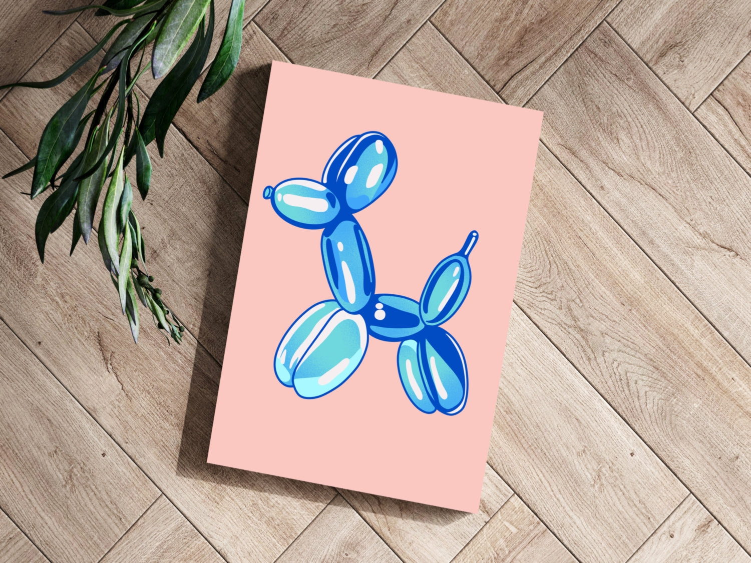 Balloon Dog Aluminum Print