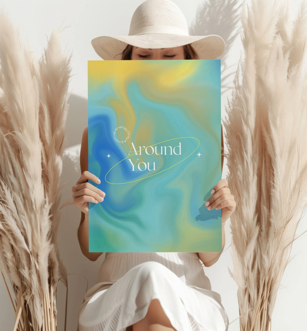 Around You Aluminum Print