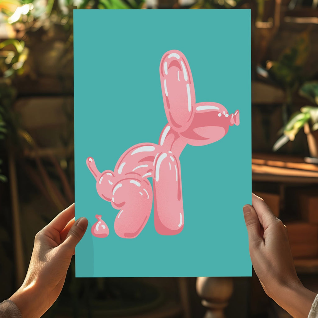 Balloon Dog Aluminum Print
