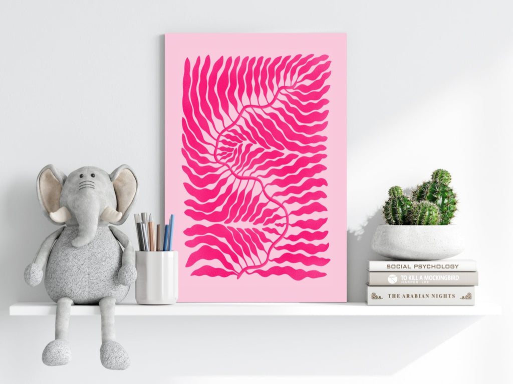 Abstract Flower Aluminum Print