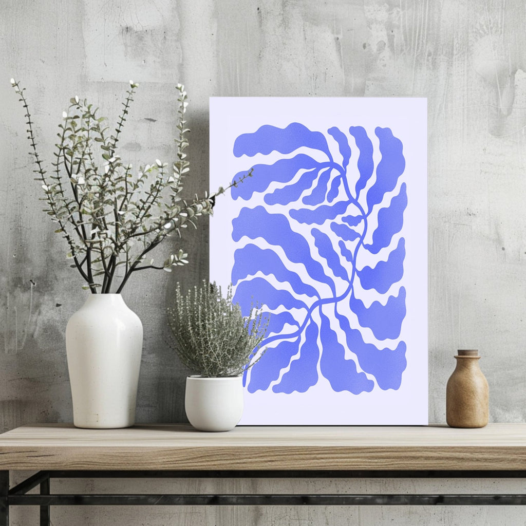 Abstract Flower Aluminum Print