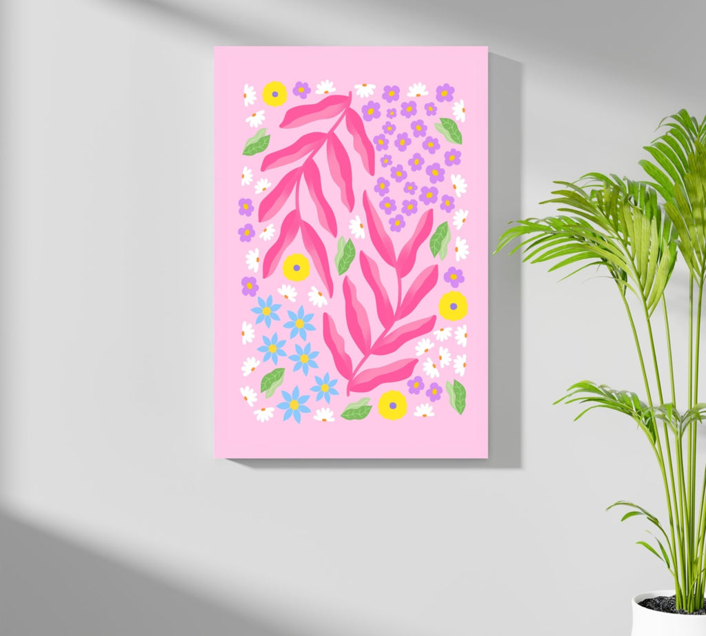 Abstract Flower Aluminum Print