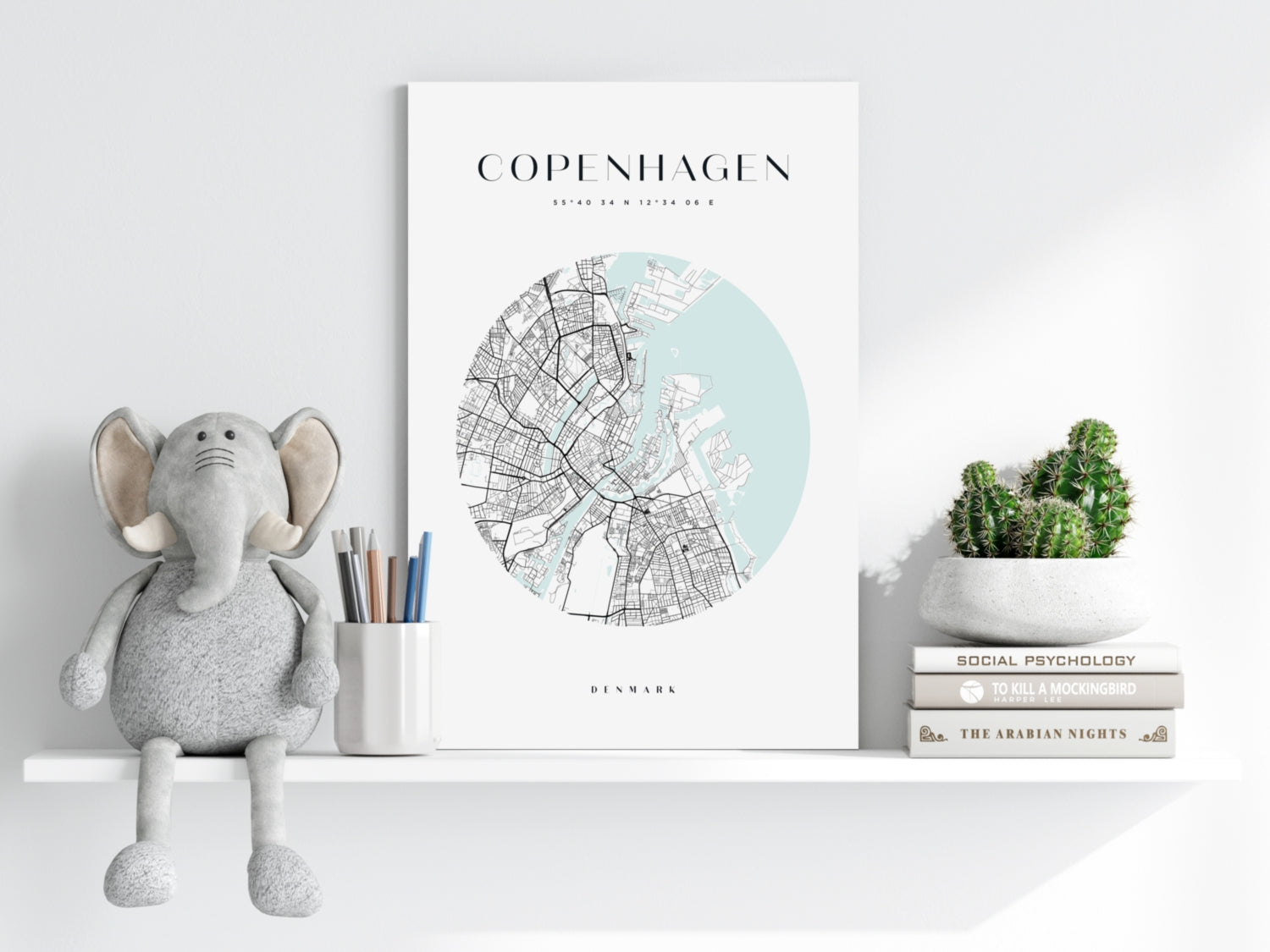 Copenhagen V2 Aluminum Print