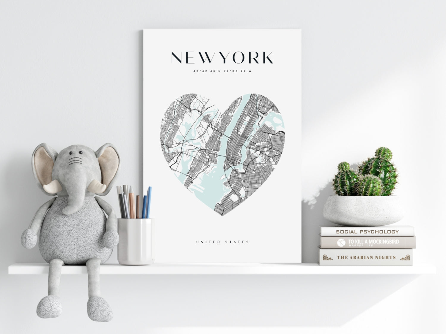 New York V1 Aluminum Print