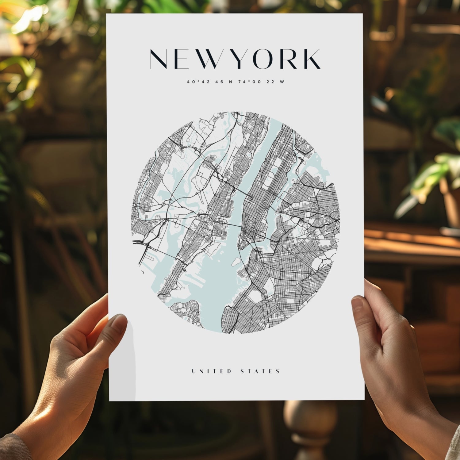 New York V2 Aluminum Print