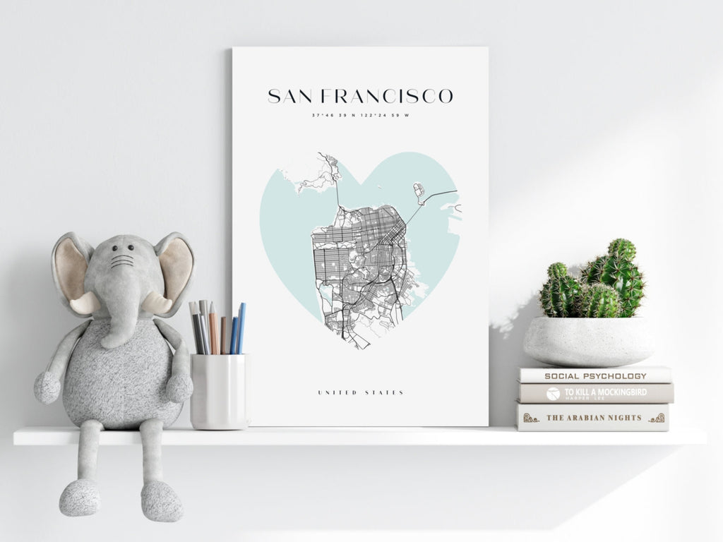 San Francisco V1 Aluminum Print