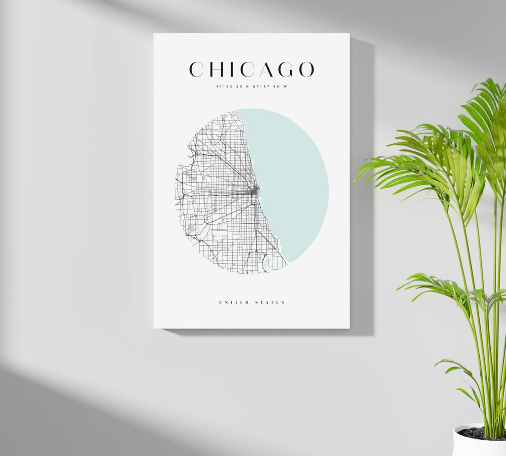 Chicago V2 Aluminum Print