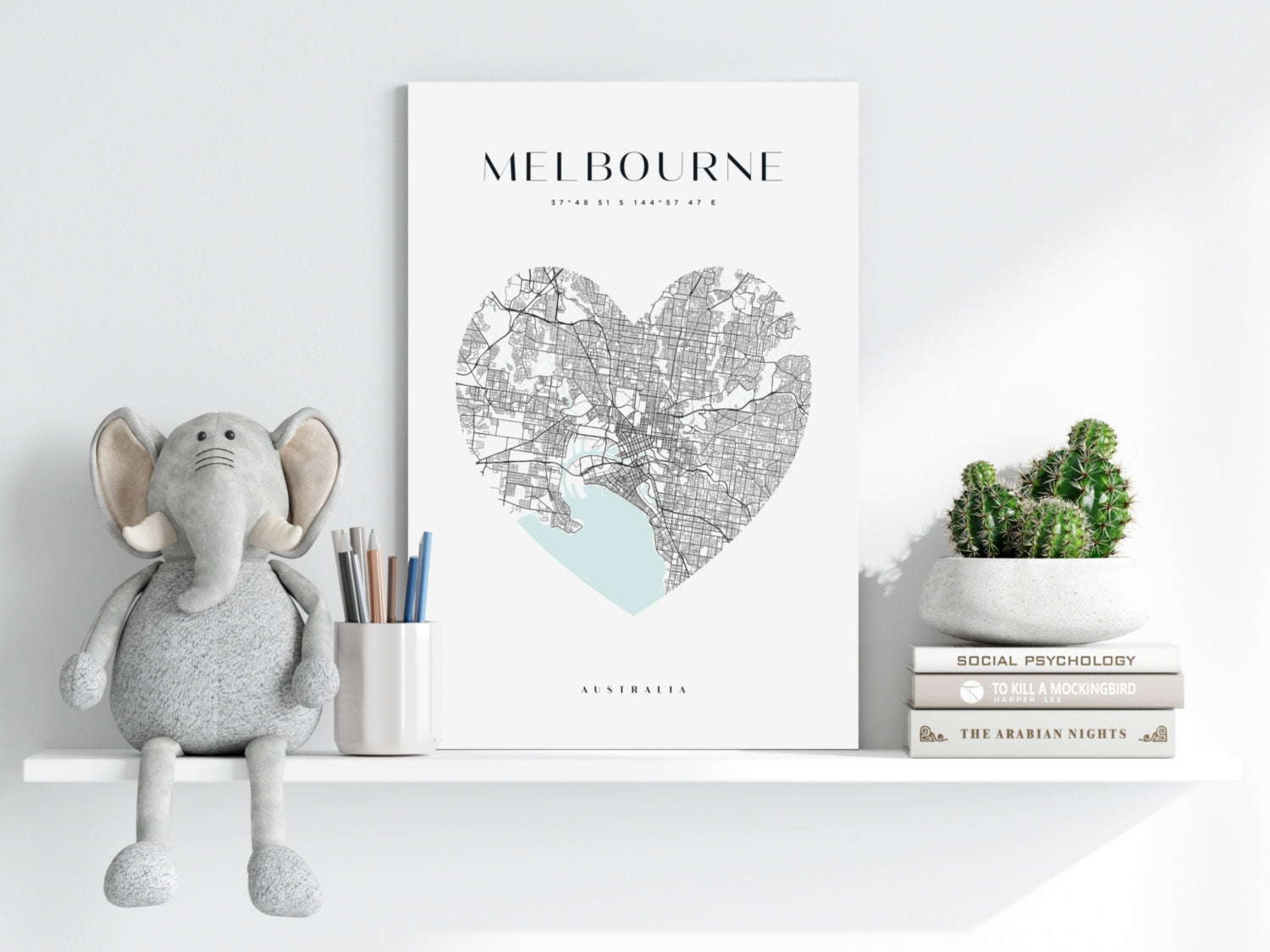 Melbourne V1 Aluminum Print