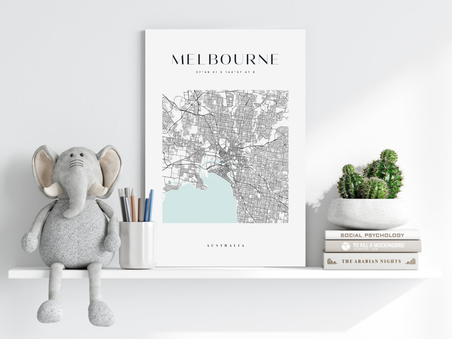 Melbourne V3 Aluminum Print