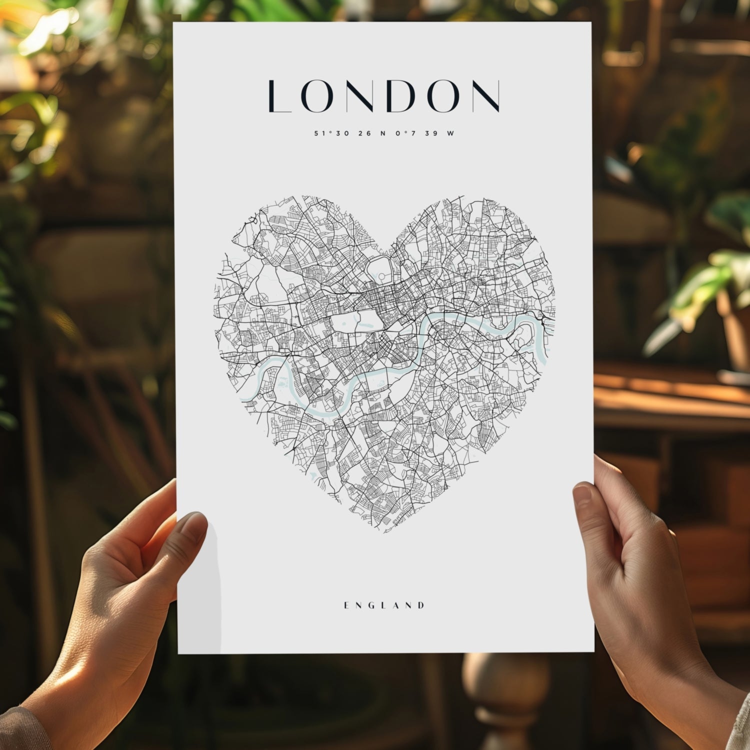 London V1 Aluminum Print