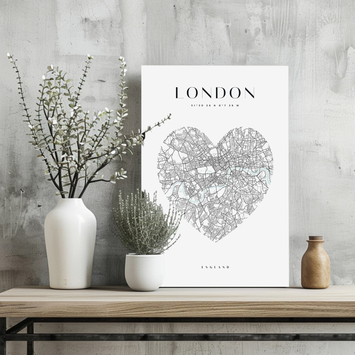 London V1 Aluminum Print