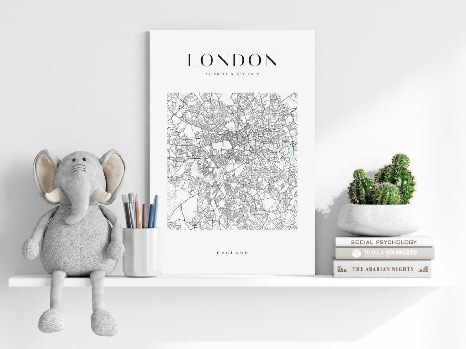 London V3 Aluminum Print