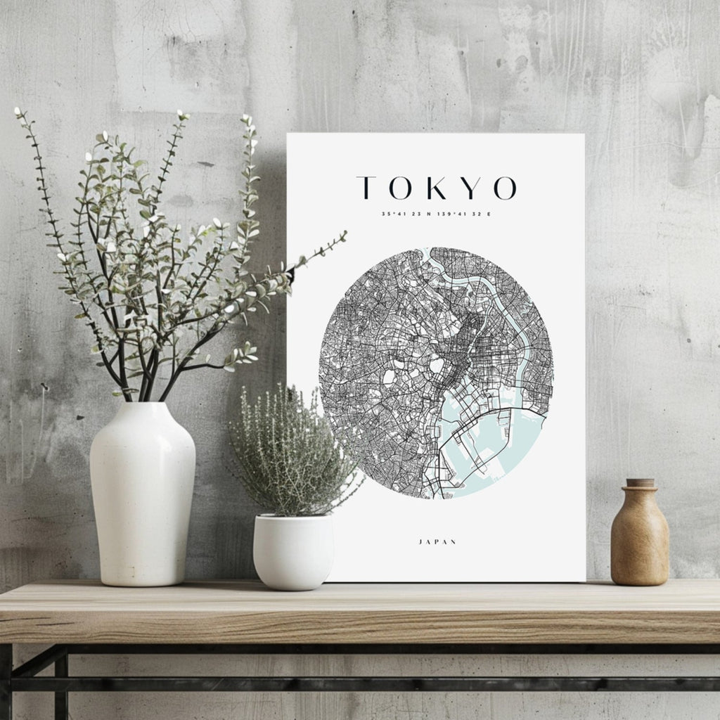 Tokyo V2 Aluminum Print