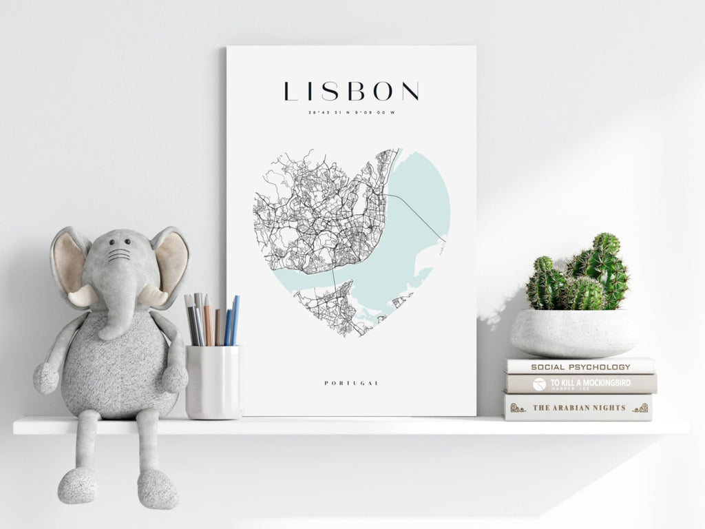 Lisbon V1 Aluminum Print