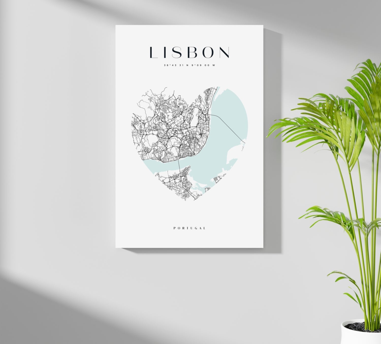 Lisbon V1 Aluminum Print