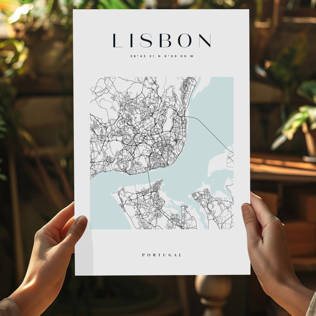 Lisbon V3 Aluminum Print