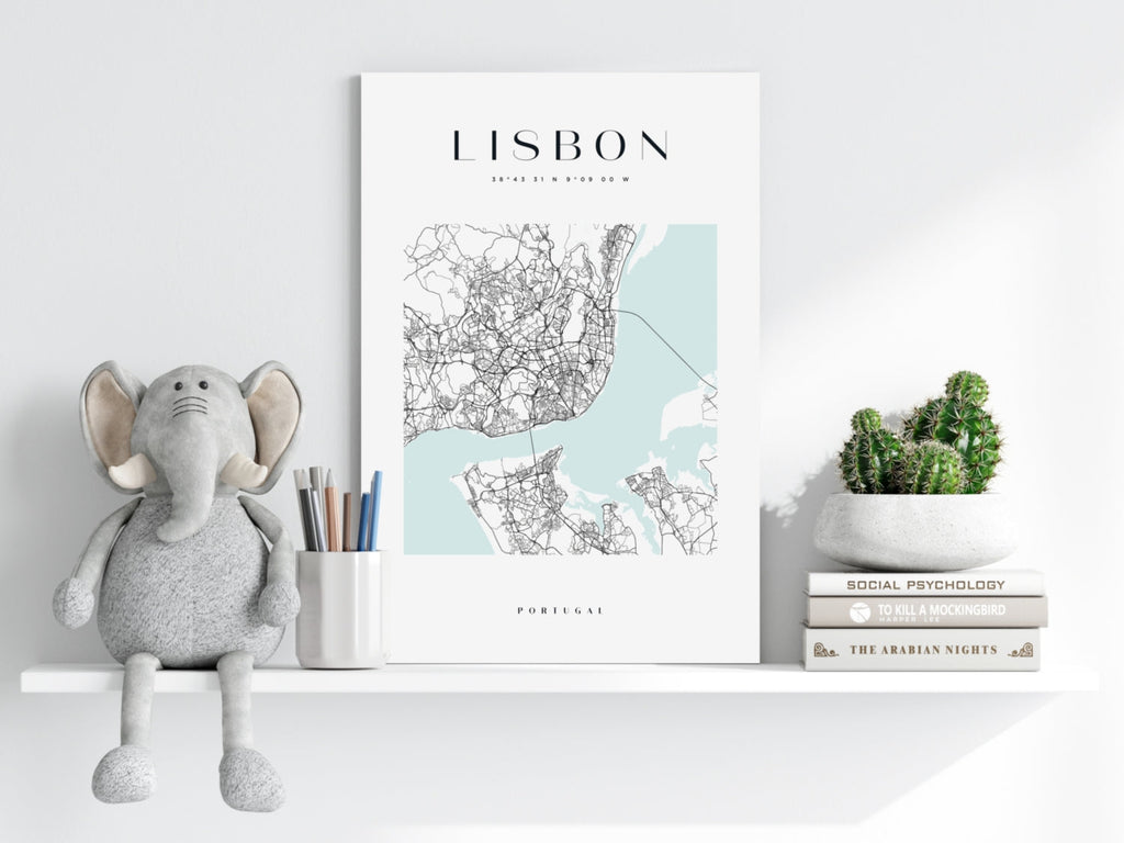 Lisbon V3 Aluminum Print