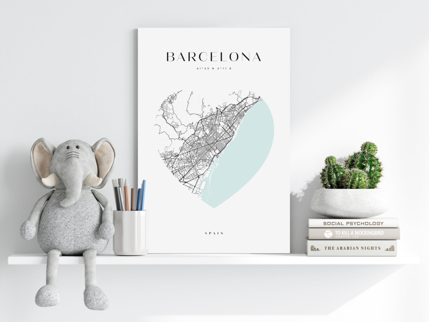 Barcelona V1 Aluminum Print