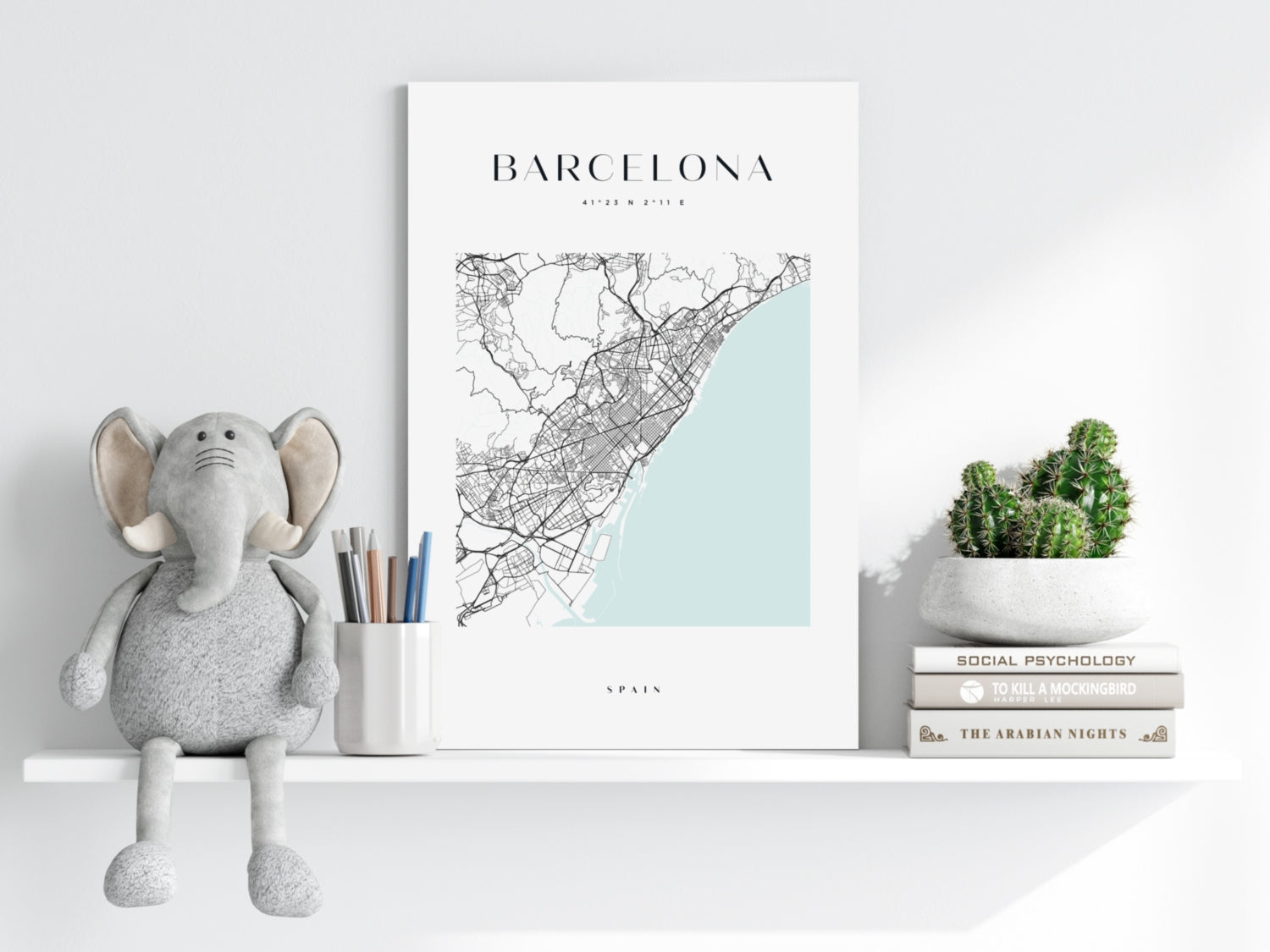 Barcelona V3 Aluminum Print