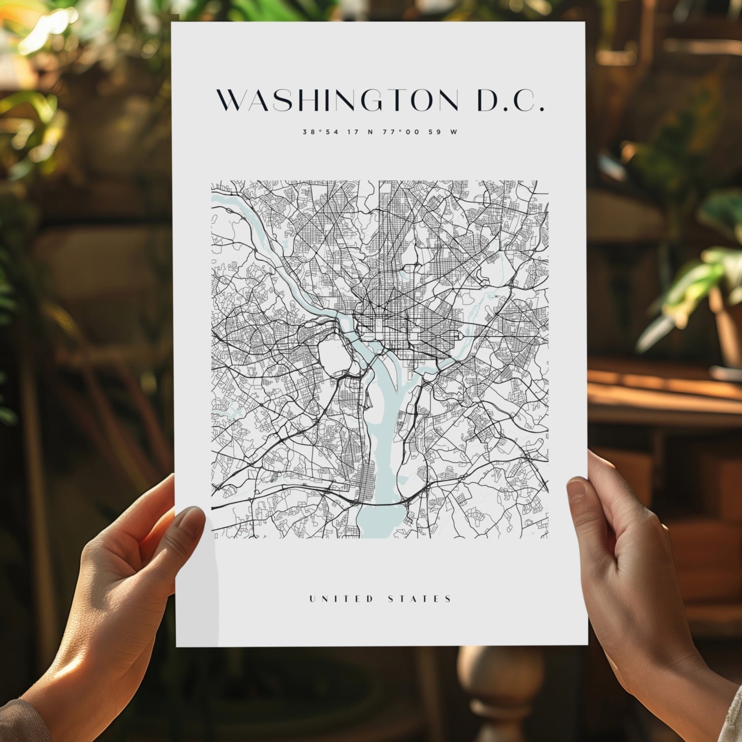 Washington V3 Aluminum Print