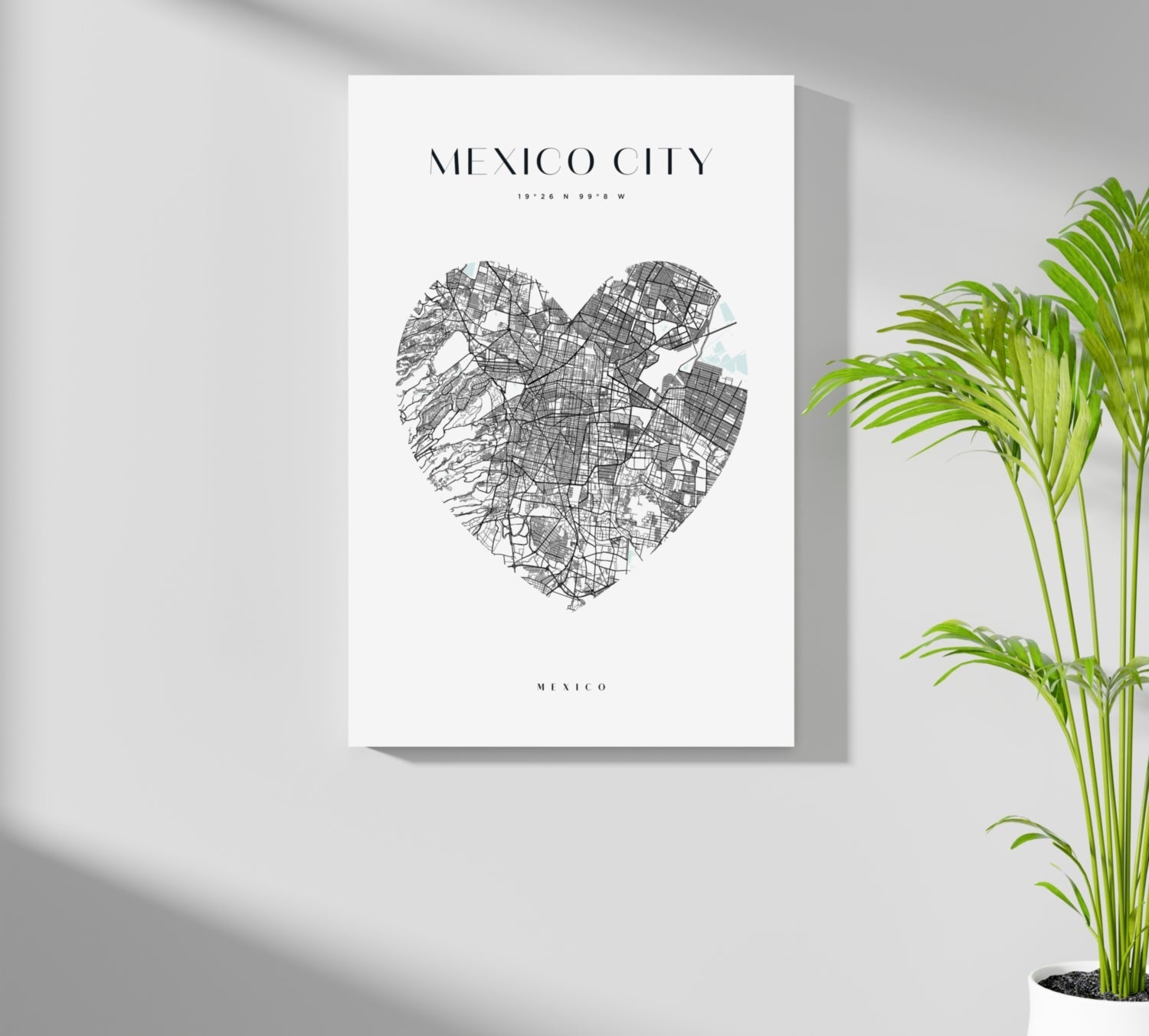 Mexico City V1 Aluminum Print