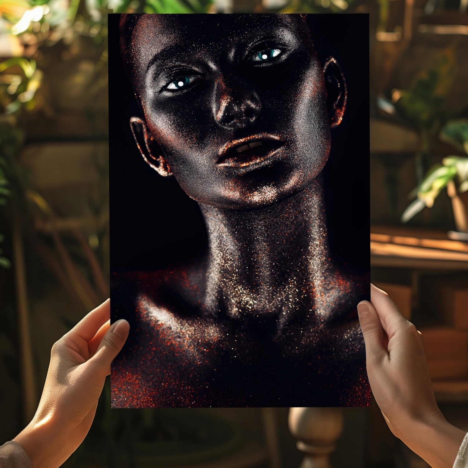 Woman Aluminum Print