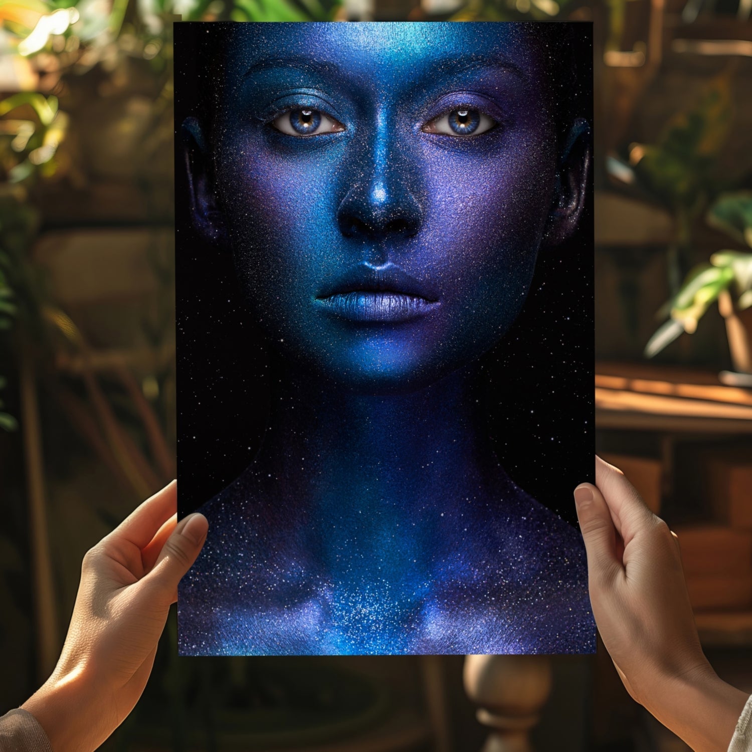Woman Aluminum Print