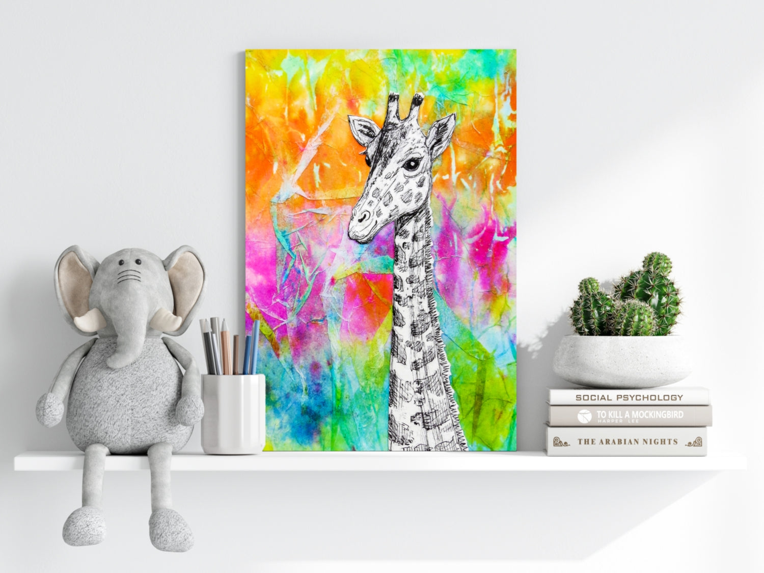 Giraffe Aluminum Print