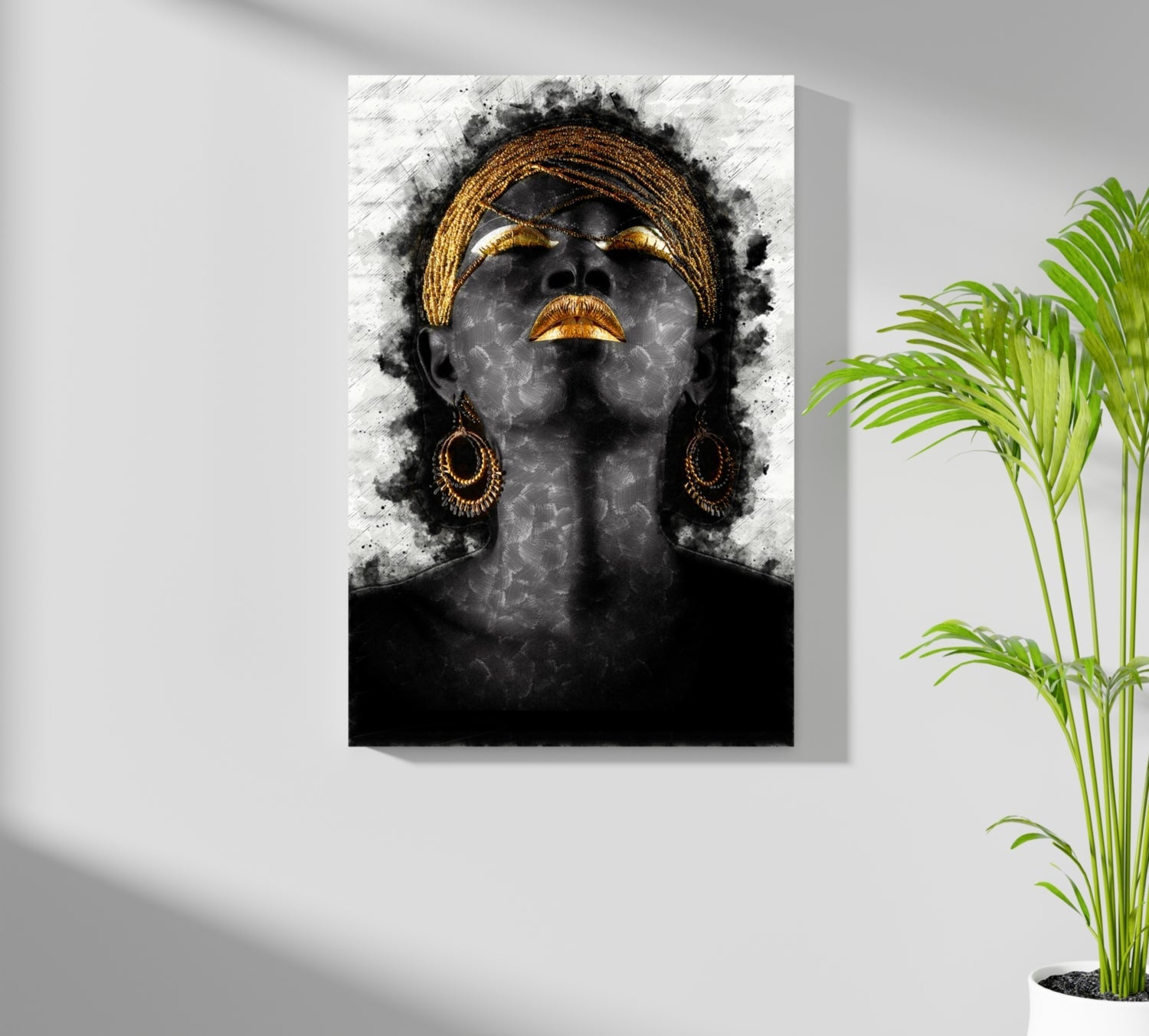 Woman Aluminum Print