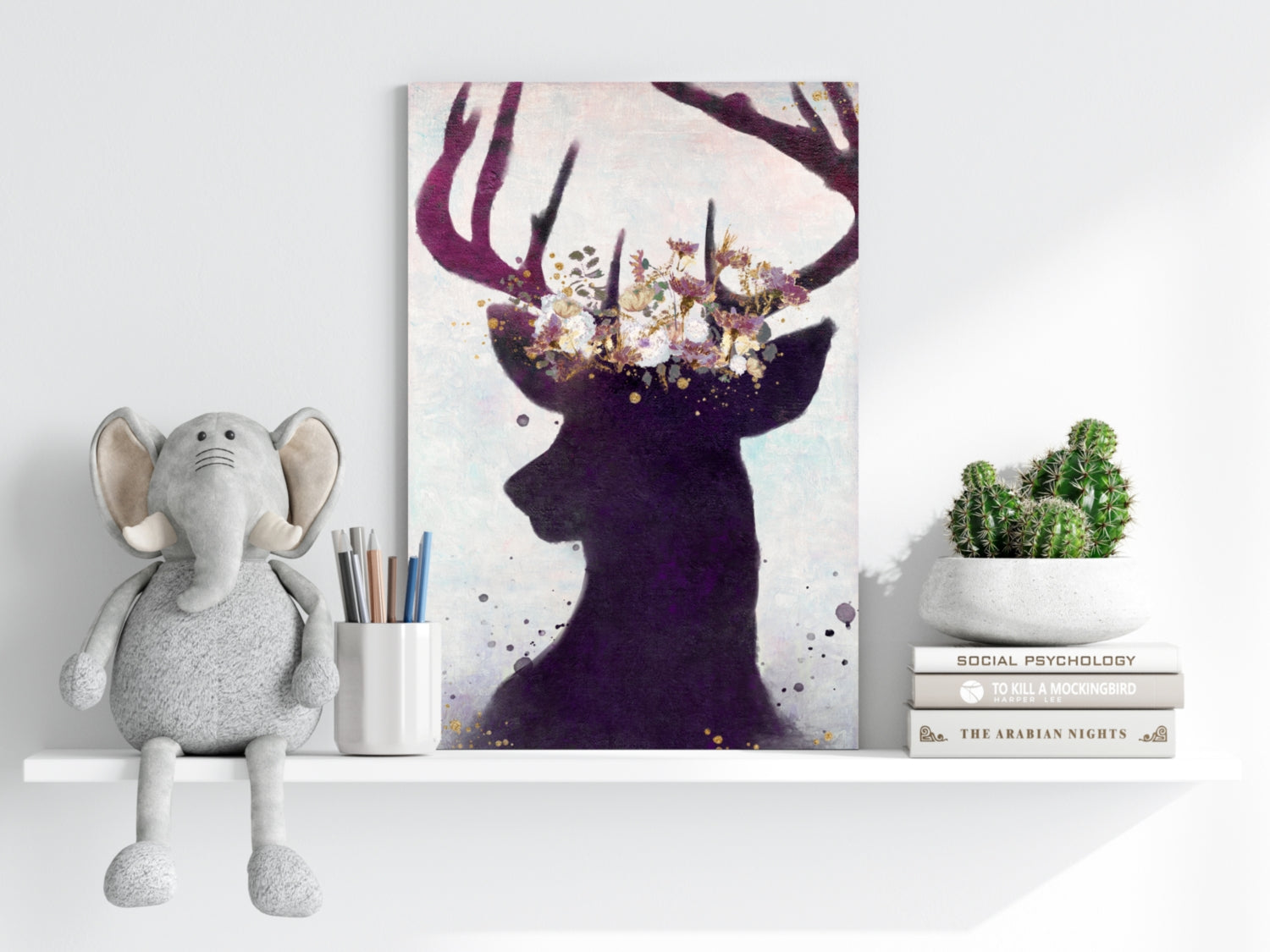 Deer Aluminum Print