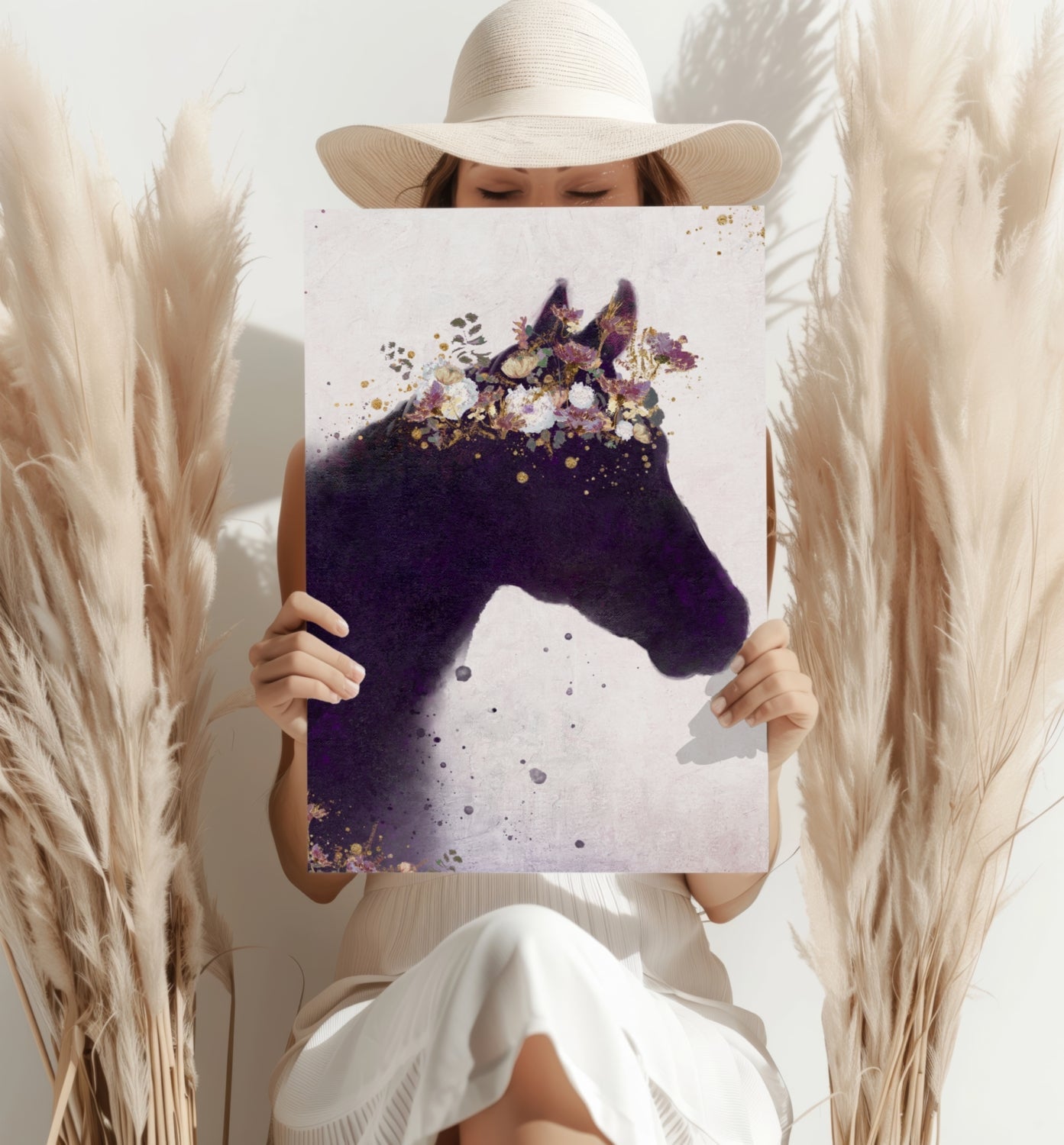 Horse Aluminum Print