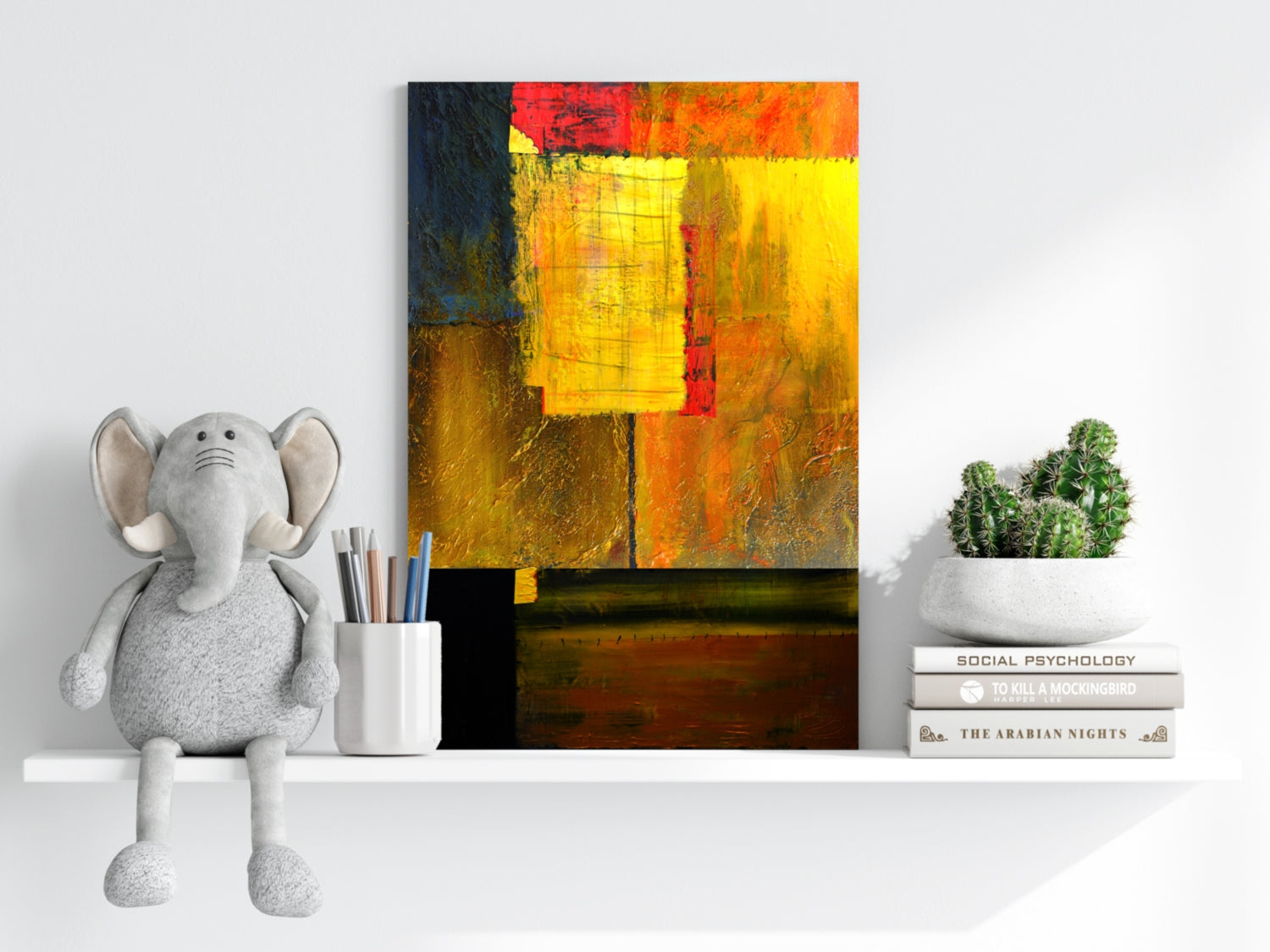Abstract Aluminum Print