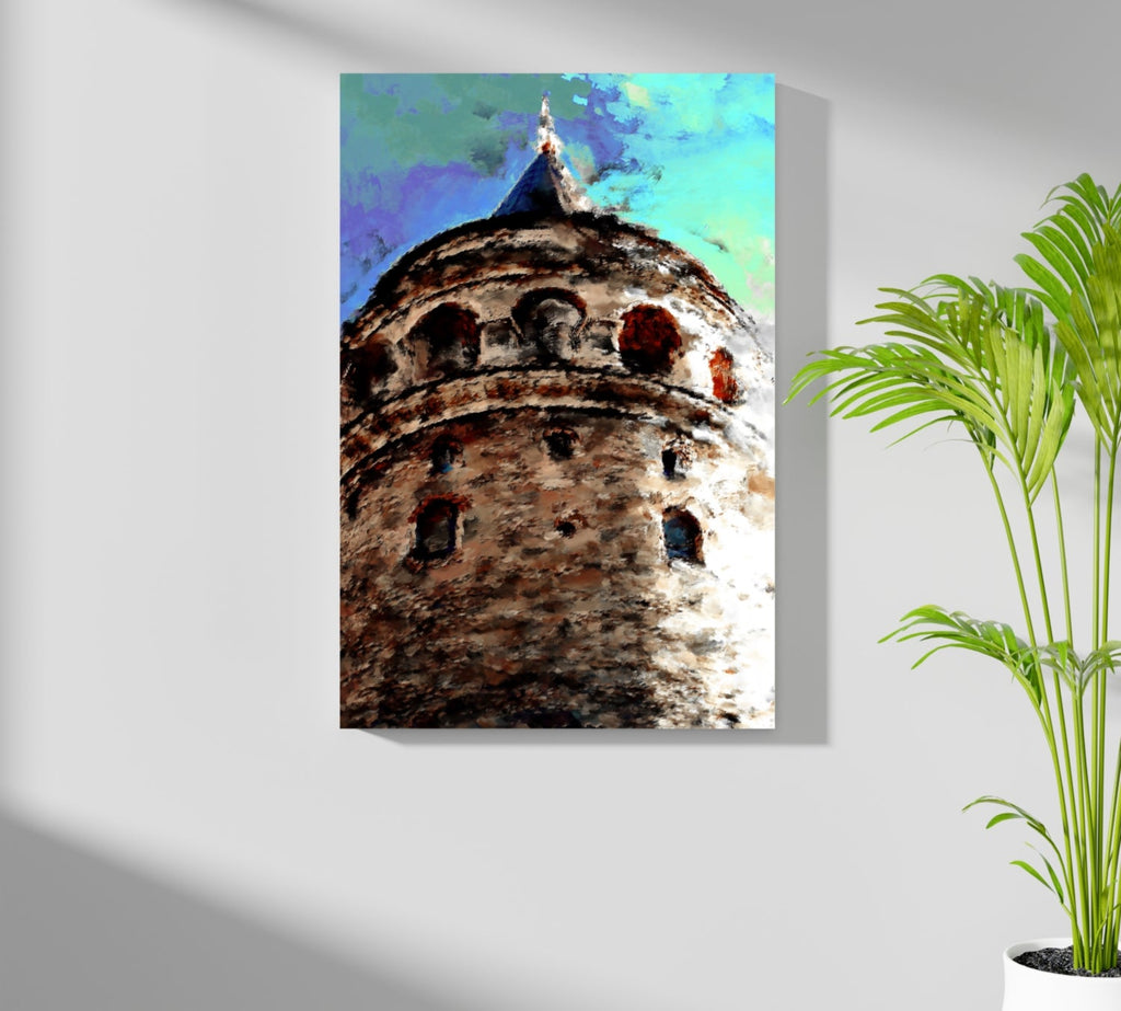 Galata Tower Aluminum Print