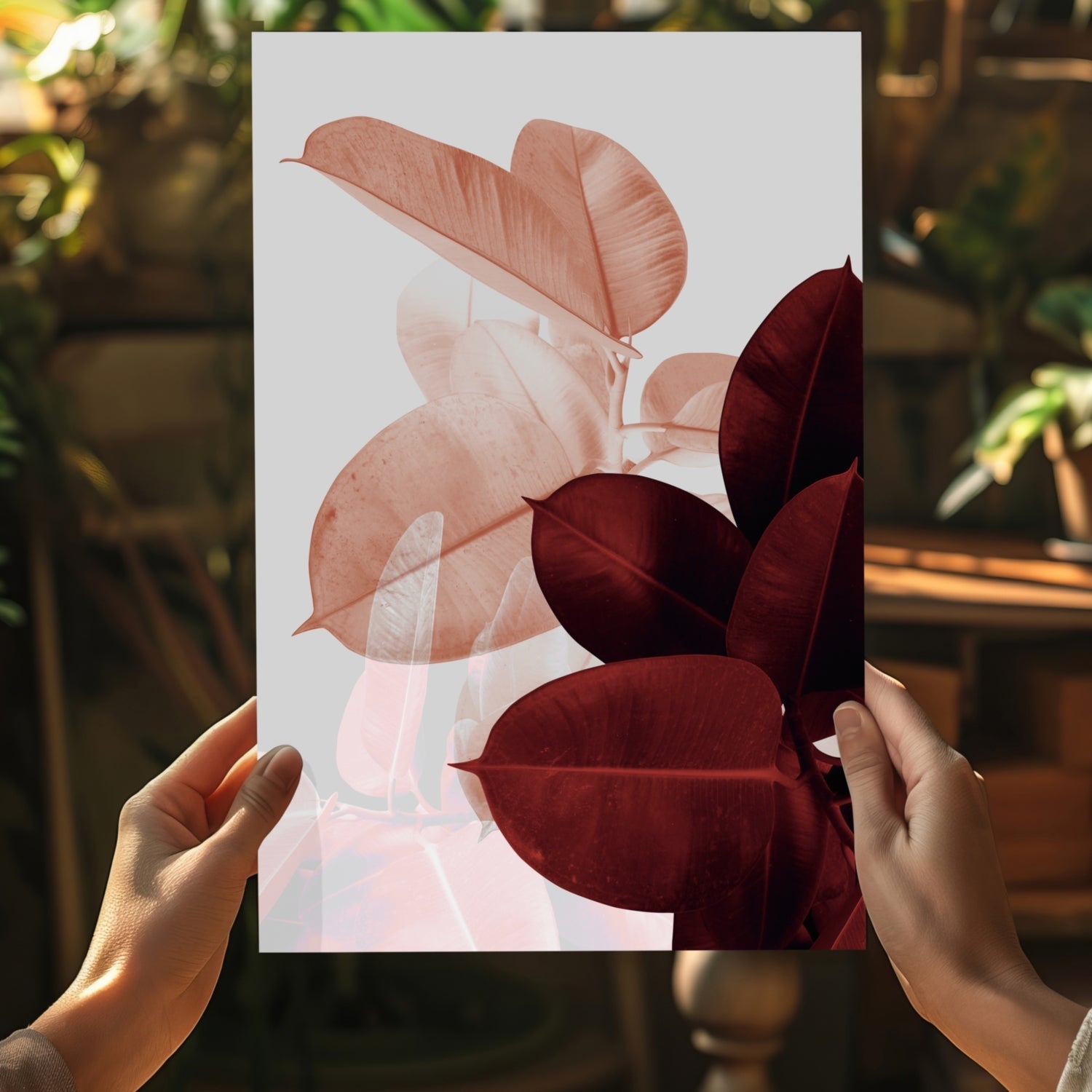 Leaves Aluminum Print