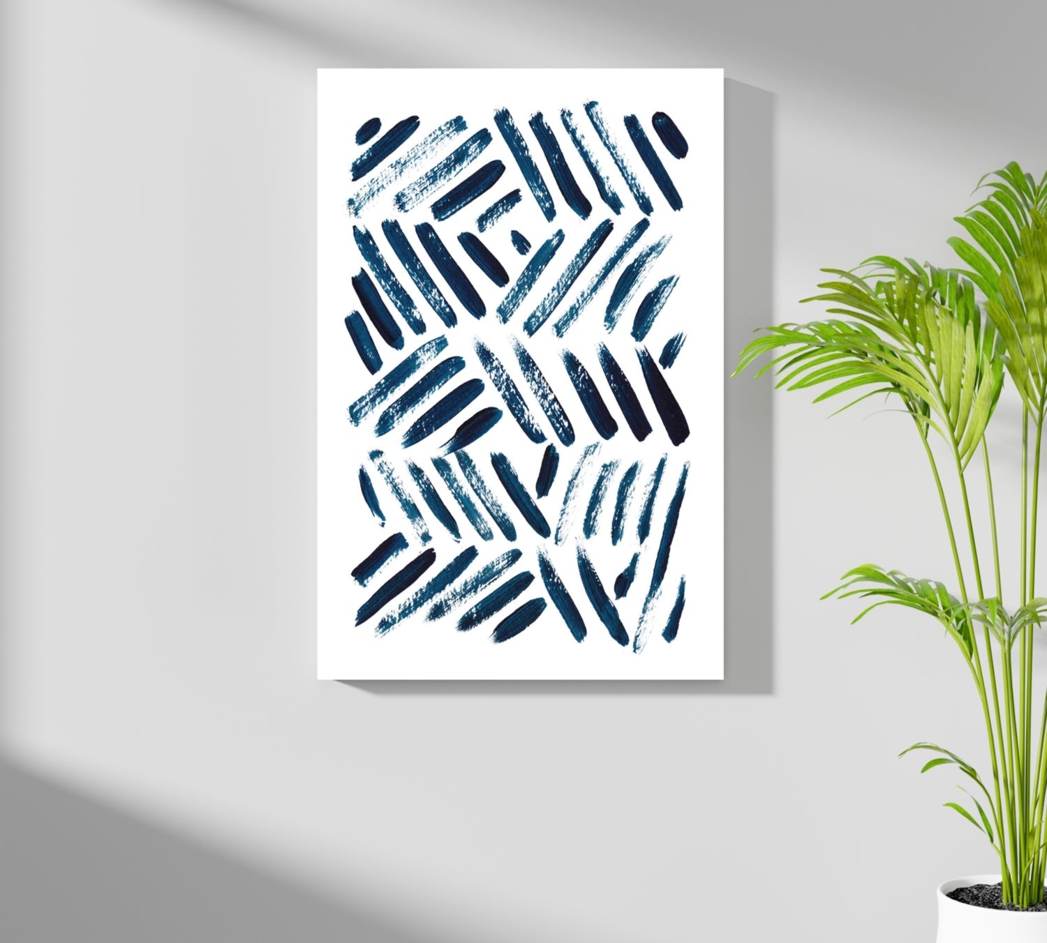 Abstract Lines Aluminum Print