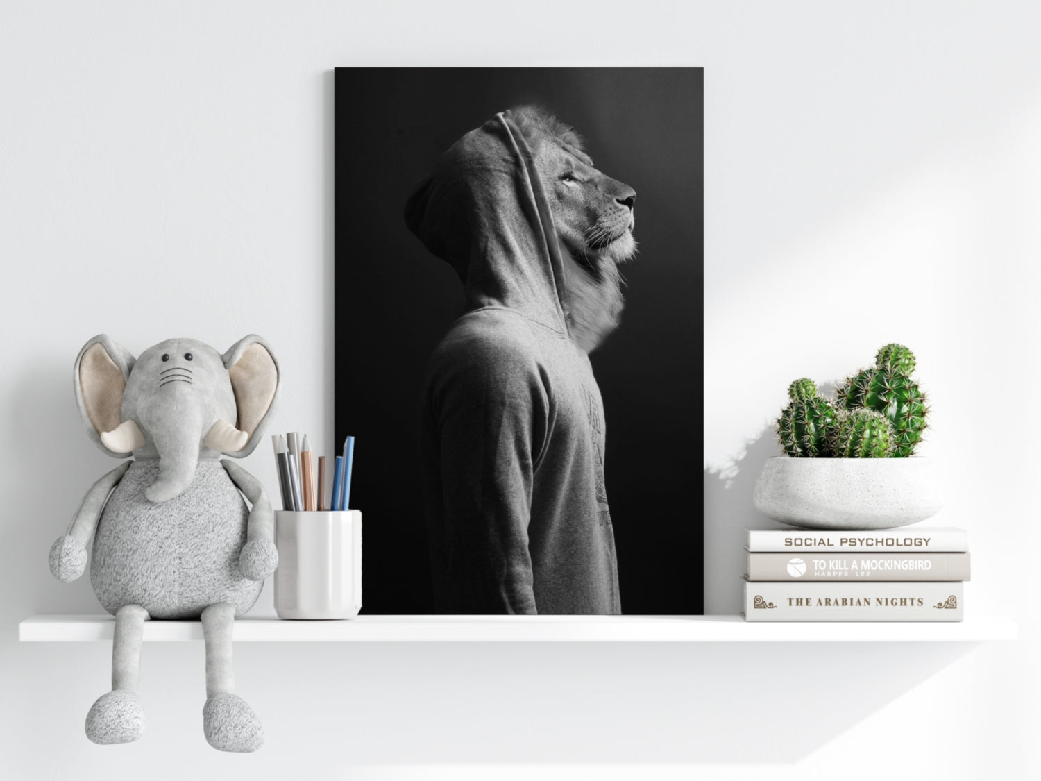 Lion Aluminum Print