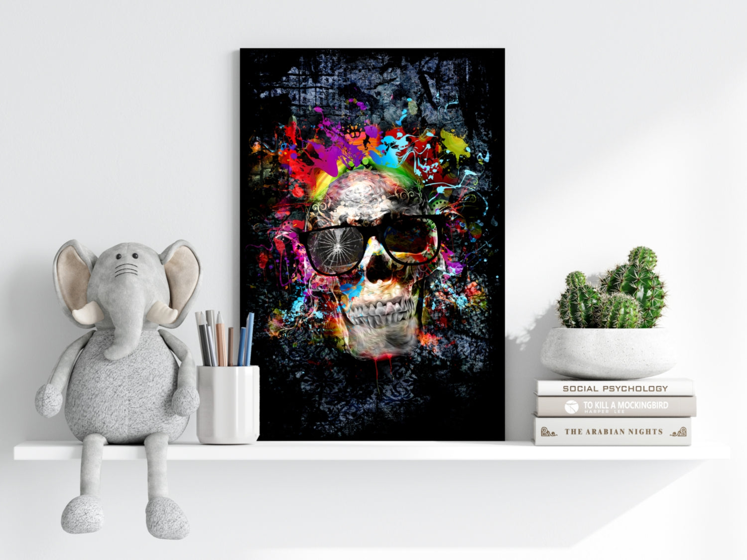 Skull Aluminum Print