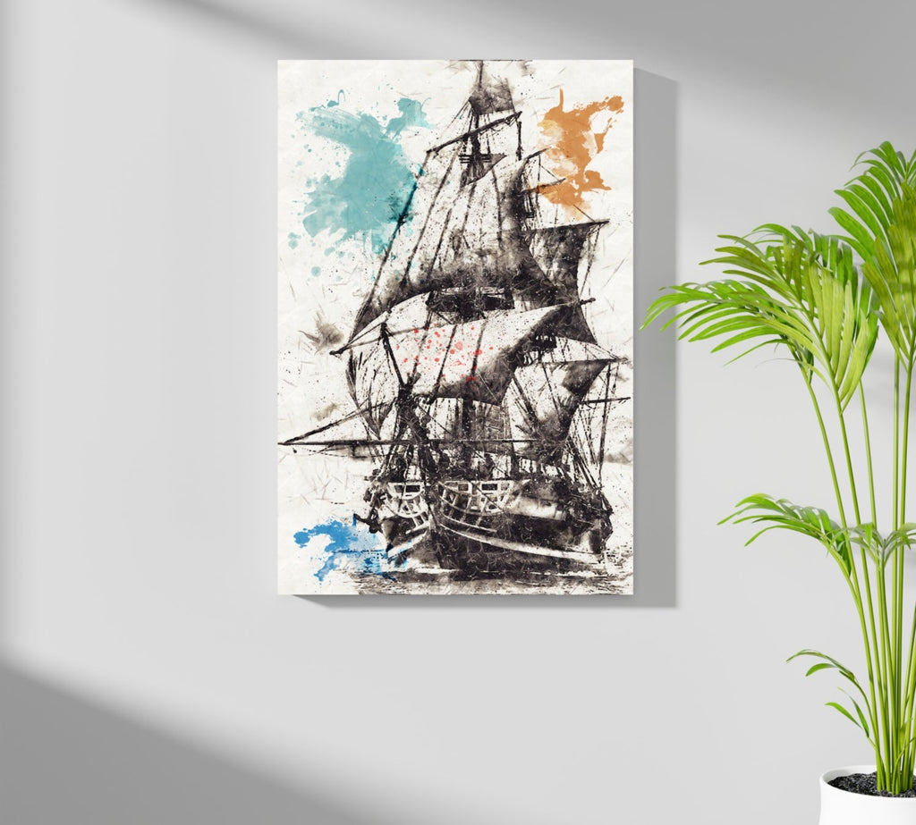 Ship Aluminum Print